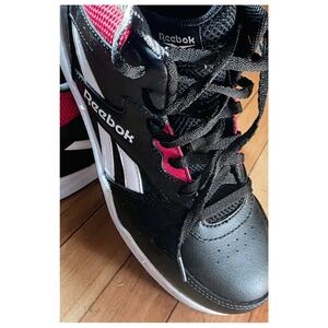 Reebok Black and Black High-Top Sneakers